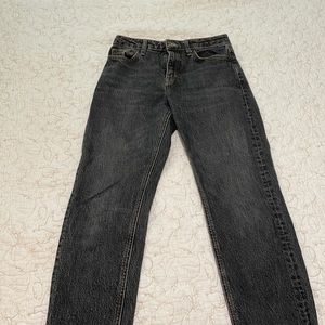 Top shop straight jeans, size 26.